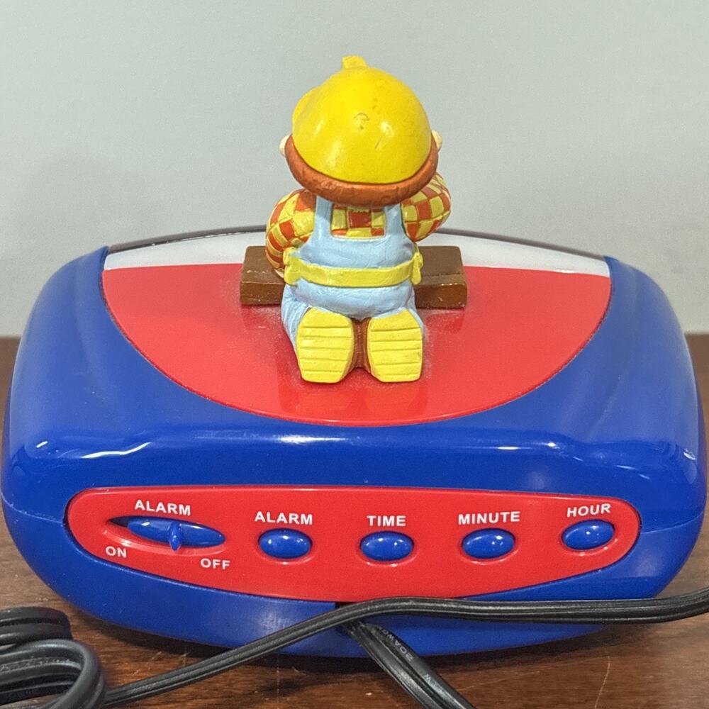 Bob the Builder HIT Entertainment 2004 Alarm Clock Tested WORKS Y2K - Picture 8 of 11